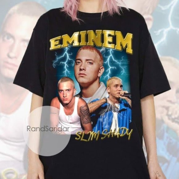 Gildan | Shirts | Eminem Slim Shady Graphic Tee Eminem Shirt